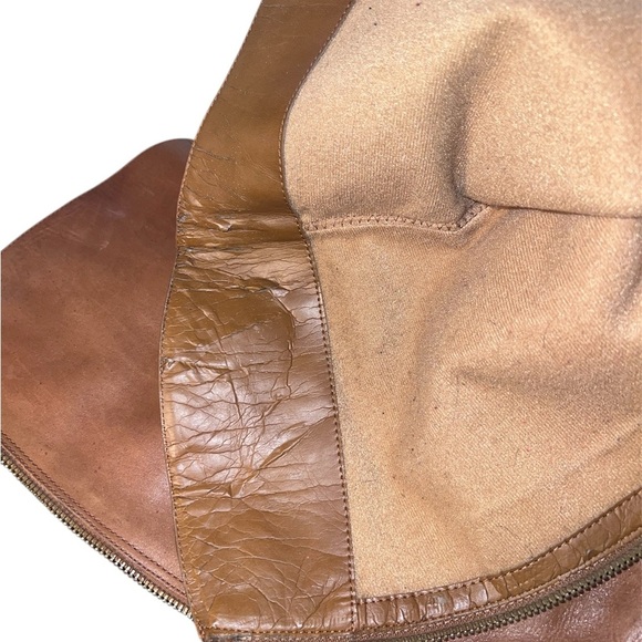 Franco Sarto Brown Leather Knee-High Boots 7 medium - Picture 4 of 4